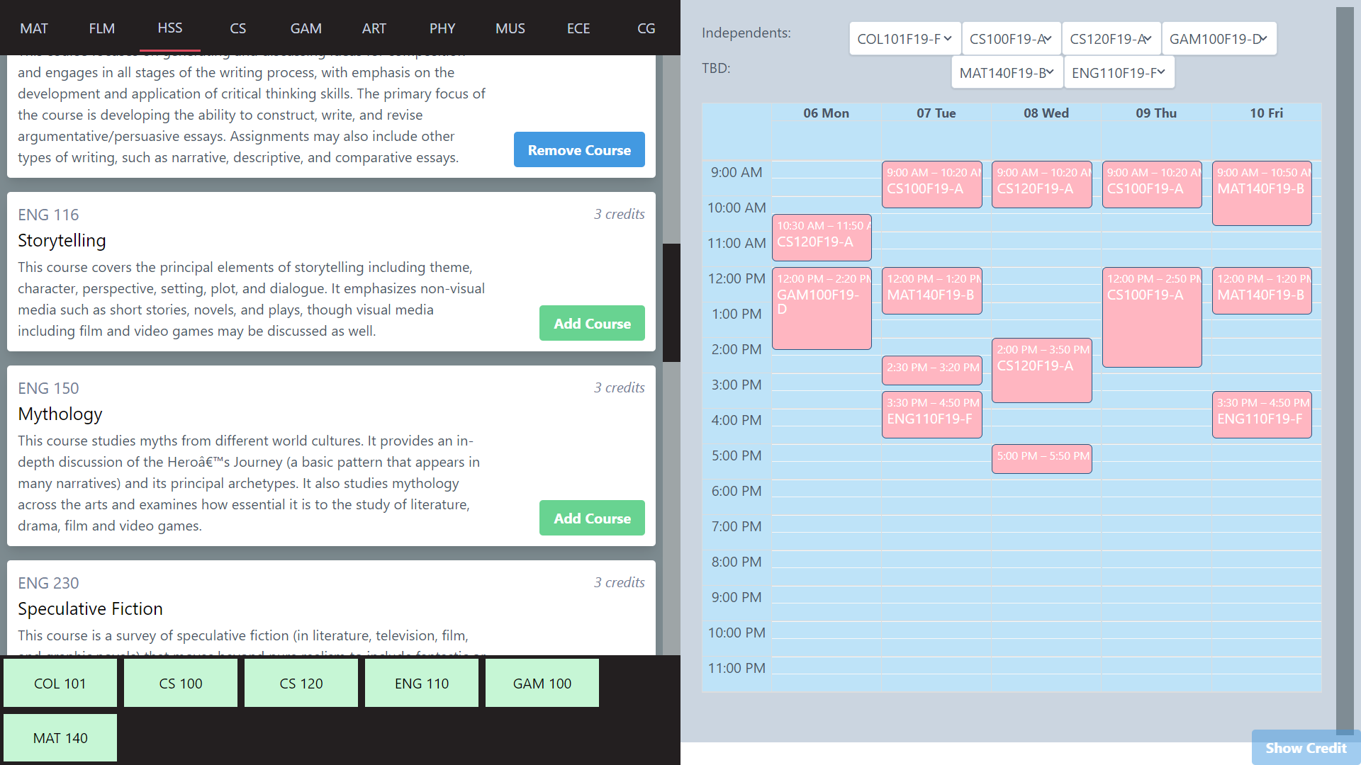 [Project] Class Scheduler